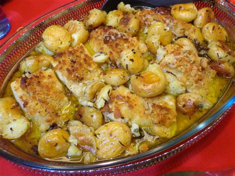 bacalhau com broa e batatas a murro